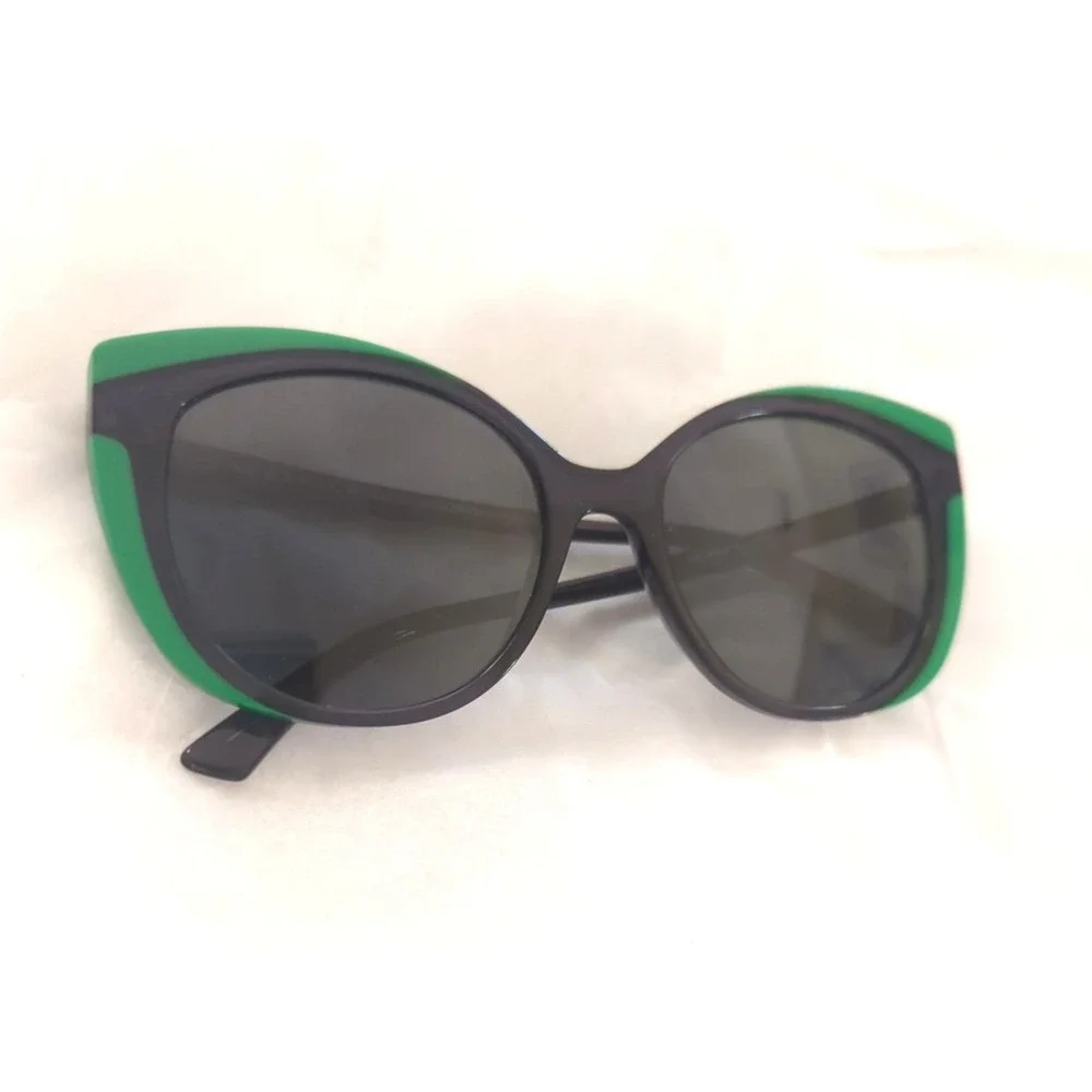 Green Sunglasses Face A Face Morea 1 Green Black Cool Turn Heads Edgy Retro EUC